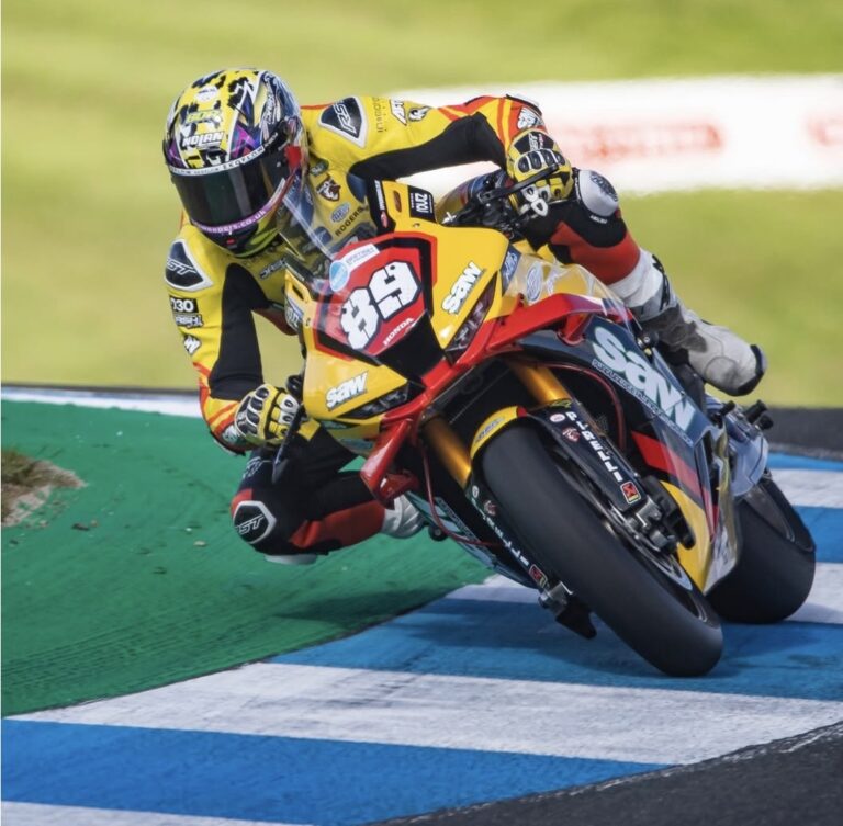 Motorcycle racer