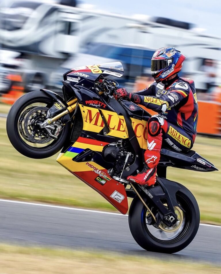 Motorcycle racer